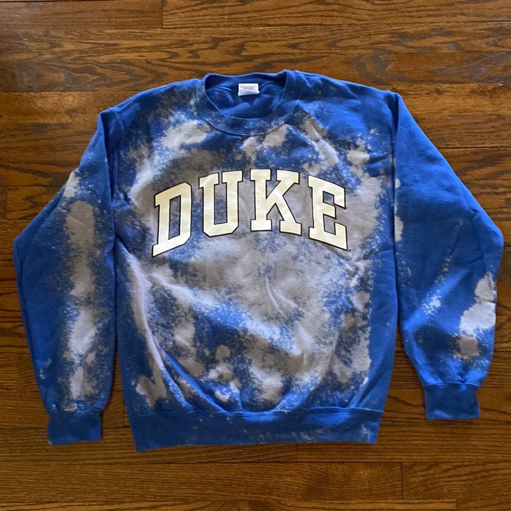 Duke Bleached Crewneck Sweatshirt